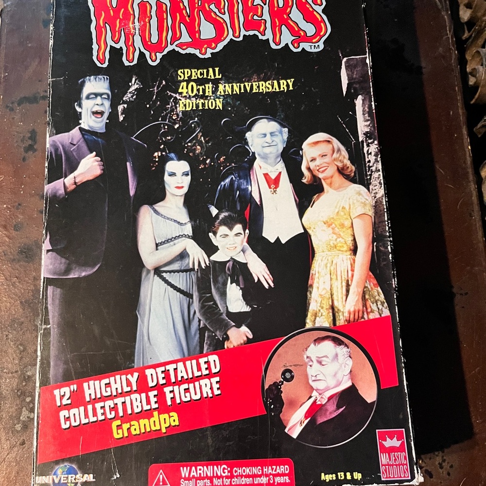 the Munsters 40th anniversary 12” collectible Grandpa